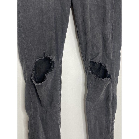 Joes Jeans Flawless The Vixen Ankle Skinny Addie Faded Black Distressed Sz 29 - Picture 3 of 7